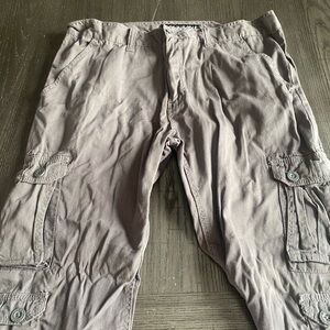 South Pole Men's Taupe Cargo Pants